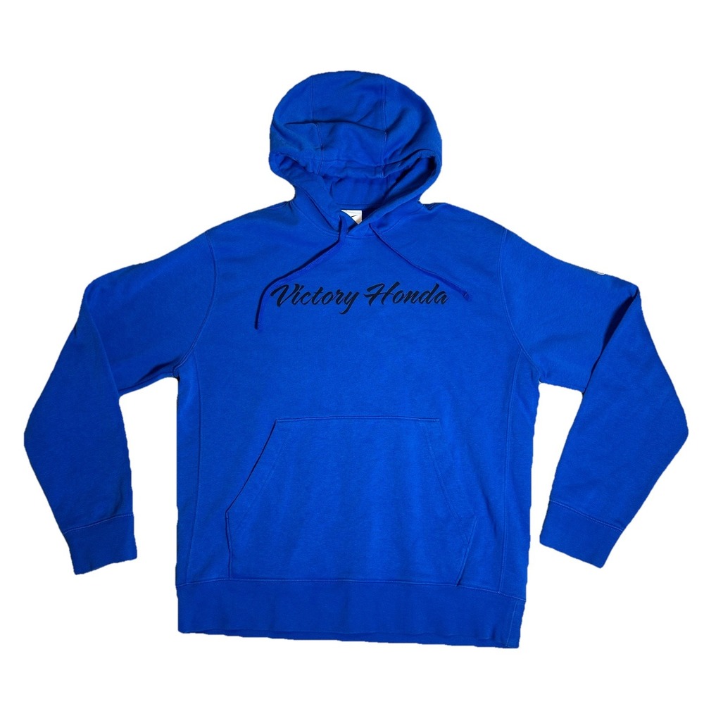 Nike Victory Honda Hoodie Men's Size Medium Blue Racing‎ Pullover Sweatshirt EUC